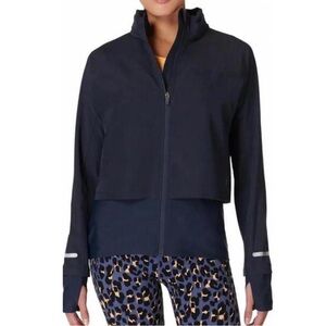 NWT Sweaty Betty Black Fast Track Running Jacket